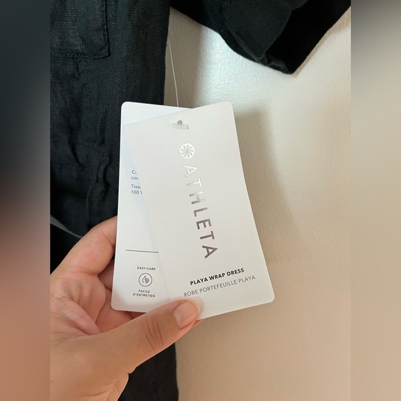 Athleta Playa Wrap Dress Linen - Picture 7 of 12